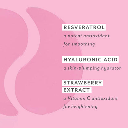 Serve Chilled™ Rose Hydrating Under Eye Masks