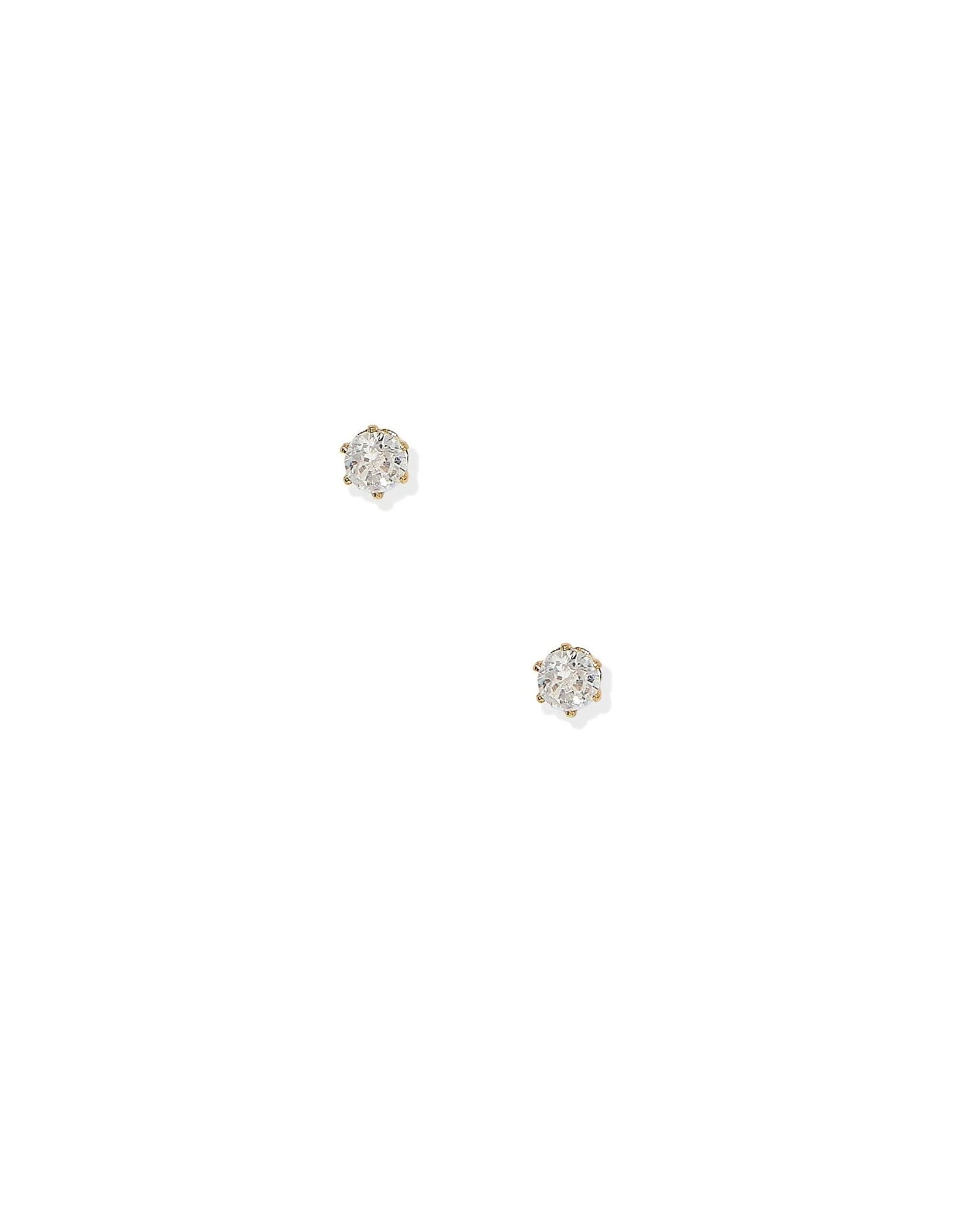 Linny Co. Helen Screwback Stud Earrings | 5mm Hypoallergenic Flat Back Earrings