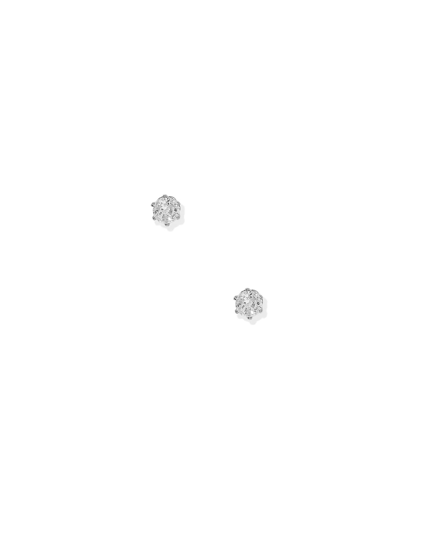 Linny Co. Helen Screwback Stud Earrings | 5mm Hypoallergenic Flat Back Earrings