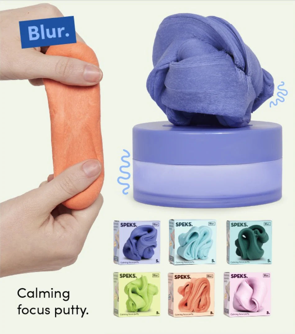 Speks Blur Calming Focus Putty – Stretchy Sensory Fidget Putty for Stress Relief & Focus