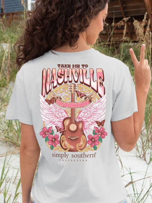 Take me To Nashville Simply Southern T-shirt