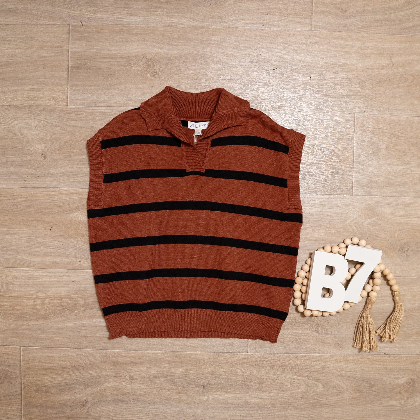 Autumn Lane Striped Sweater