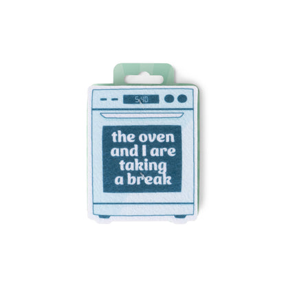 “Reluctant Homemaker kitchen sponge with printed design – B7 Boutique”

“Funny scrub sponge by Two Left Feet for everyday cleaning”

“Cheeky dish sponge with sarcasm for reluctant cleaners”